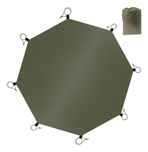 Alfombra Impermeable Para Tienda De Campaña, Octogonal, Para
