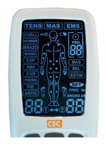 Imagen 6 de 10 de Electroestimulador Easy Gym Master 771 Cec