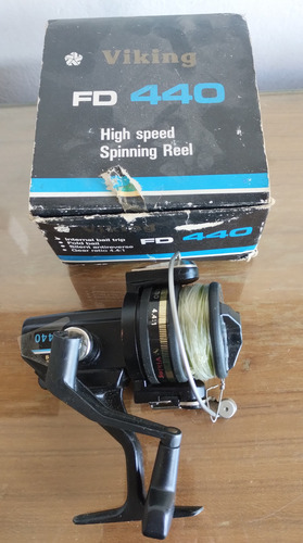Reel Frontal Viking Fd 440 Negro Derecho (Usado)