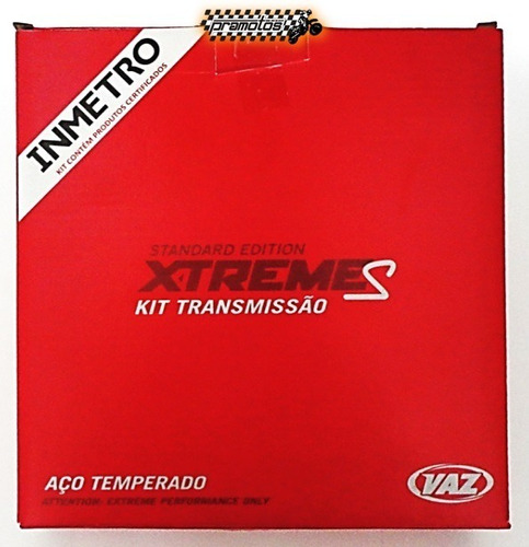 Kit Relação Transmissão Yamaha Fazer 250 05/14 Vaz Xtreme