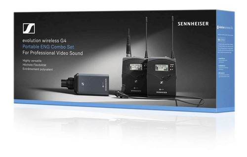 Microfone Lapela Sennheiser Ew 100 Eng G4-a Wireless Xlr