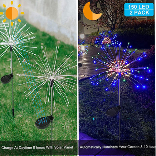 Lámpara Solar Para Fuegos Artificiales Con Forma De Bola De