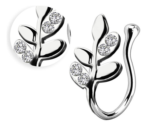 5 Anillos De Nariz Falsos 18g Faux Fake Lip Ear Septum Non