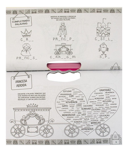 Livro-pad Colorir & Atividades: Princesas