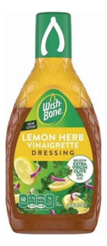 Molho Para Salada Wish Bone Sabor Vinagrete De Limão E Ervas