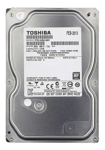 Disco Rígido Interno Toshiba  500gb