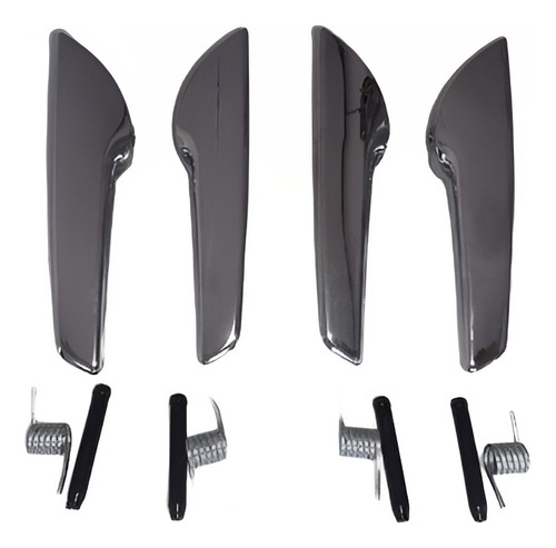 Kit 4 Maçanetas Internas Onix Tracker Cromada Original