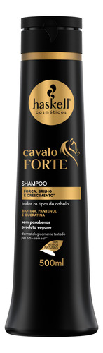 Shampoo Cavalo Forte Haskell Crescimento E Brilho 500ml