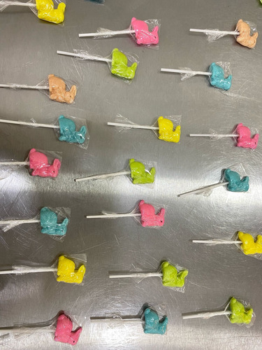 Chupetines Conejitos De Caramelo Artesanal X 30 Pascuas