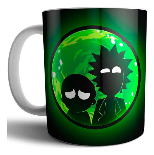 Taza Cerámica Calidad Premium Diseño Rick Y Morty Regalo