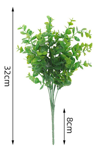 E. Hierba Persa Simulada: Pequeñas Hojas Persas Simulan