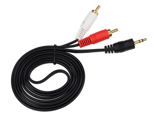 Cable Audio Plug 3,5mm Auxiliar Macho A 2 Rca Macho De 1,5m