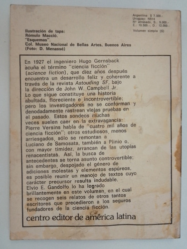 Cuentos De Ciencia Ficción, Tomo 1 - Voltaire Y Otros (Usado)