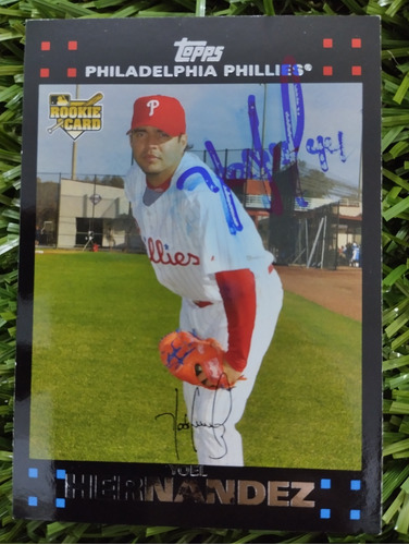 2007 Topps Yoel Hernández #199 Autografiada 