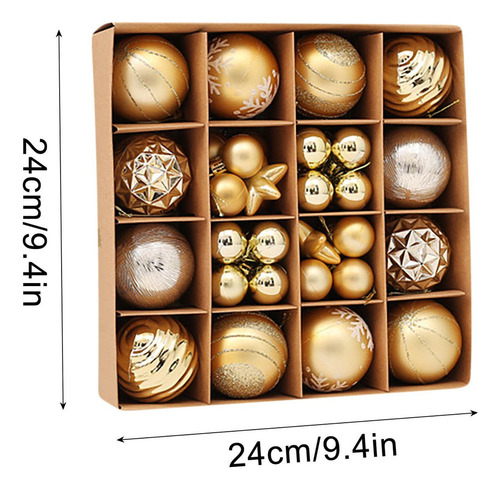 , Sd Mc Adorno Navideño N, 42 Piezas Forma Árbol Bolas, Par
