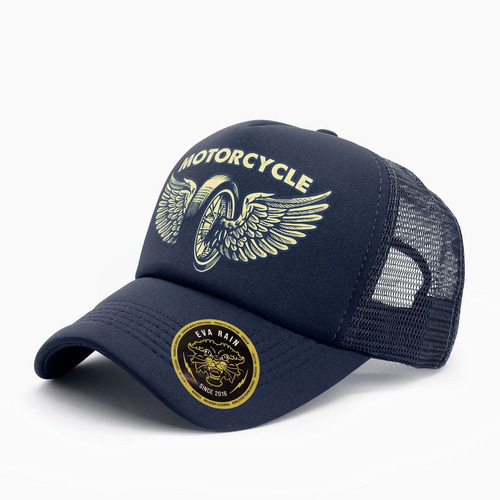 Gorra Trucker Motorcycle Retro Vintage Eva Rain® 