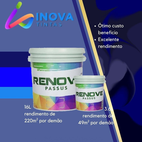 Imagem 1 de 2 de Tinta Renove Rende 220m² Apenas 79,90