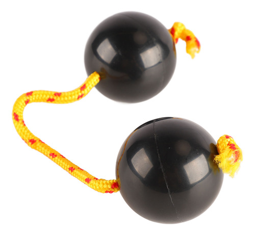 Bola Rítmica Africana, Ajustable, Negra, 2 Unidades