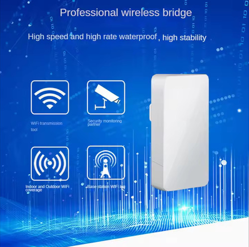Mini Repetidor Externo 100-500 Metros Cpe 2.4ghz Ap/cliente