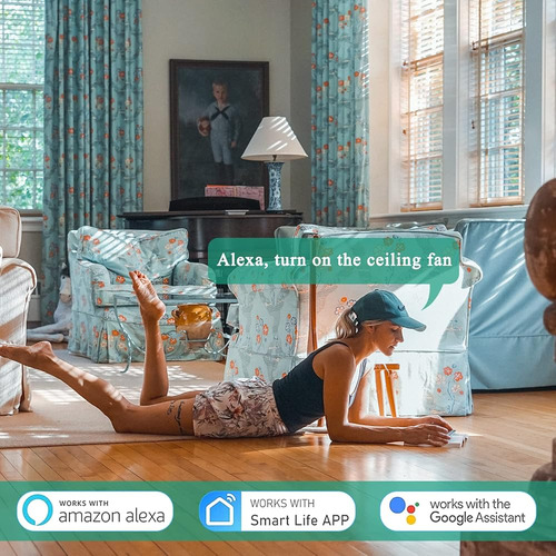 Kit Control Remoto Universal Wifi Para Ventilador De Techo C