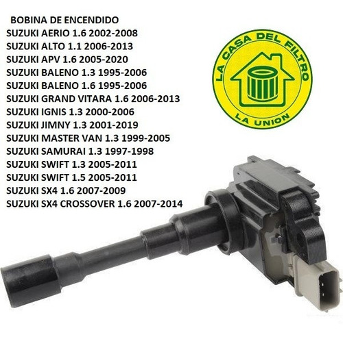 Bobina De Encendido Suzuki Samurai 1.3 19997-1998 3340065g02