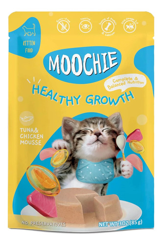 Sachet Moochie Kitten Healthy Growth 70gr (pack 12)