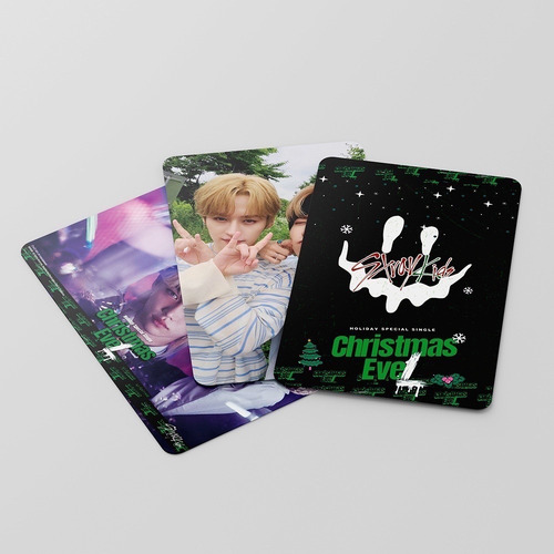 55 Photocards Stray Kids - Christmas Evel Edition