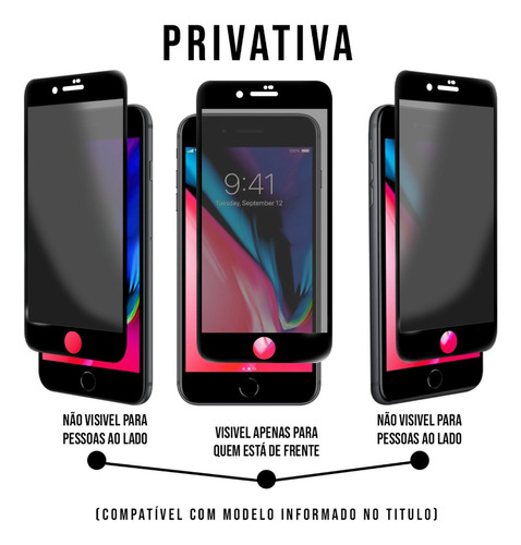 Kit 3 Película 3d Privacidade Anti Spy P/ Redmi Note 14 5g