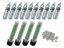 Comprar Balas Airsoft De Alumínio 6mm Pu002F Pistolas 800un + 10 Co2 12g