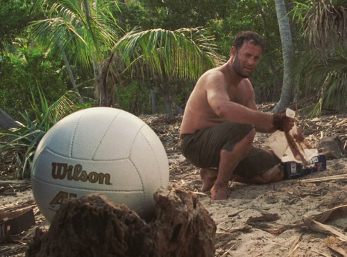 Balon Wilson Pelicula Naufrago Tom Hanks Coleccion Volley (Usado)