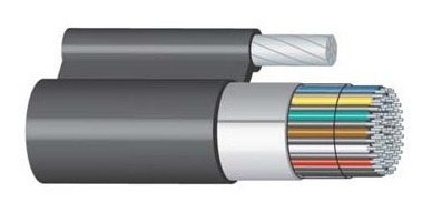 Cable Telefonico 20 Pares Asp Guia Mensajero, Rollo 47 Mts