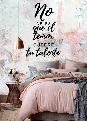 Vinil Decorativo Para Pared Frases No Dejes Que El Temor