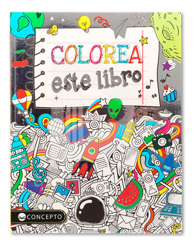 Colorea Este Libro: Colores Y Emociones, De Cepto., Vol. 1. Editorial 2024, Tapa Blanda, Edición 2024 En Español, 2024