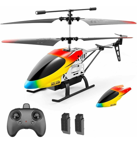 Helicóptero Portátil De Control Remoto De 3.5 Canales Rc Pla