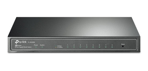 Imagen 2 de 4 de Switch Administrable Tp Link Tl Sg2008 8 Puertos Gigabit
