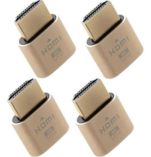 Conector Dummy Hdmi - Fueran - Pack Por 4 Unidades