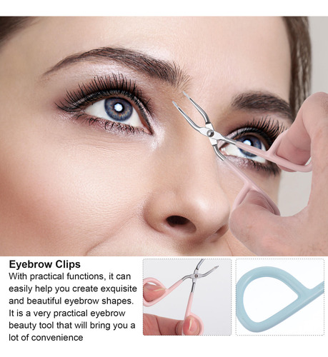 Pinzas Para Cejas Con Forma De Tijera, Herramienta De Bellez