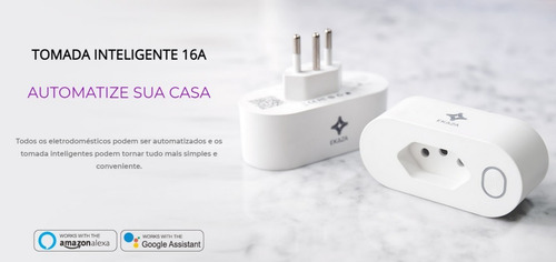 Imagem 1 de 3 de Tomada Inteligente 16a Automação Wifi Ekaza