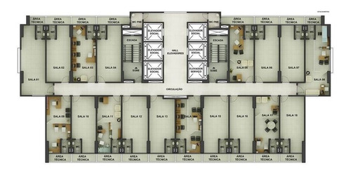 Imagem 10 de 11 de Sala À Venda, 28 M² Por R$ 250.000,00 - Papicu - Fortaleza/ce - Sa0020