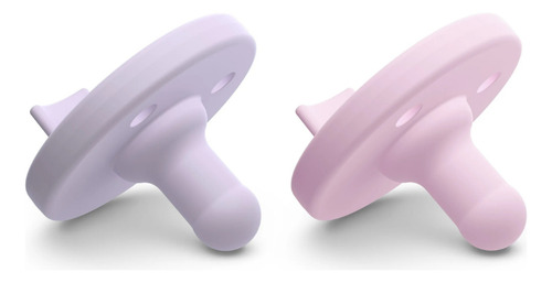 Chupete Philips Avent Soothie Para Niñas de 0 A 3 Meses Color Lila y Rosa Período de Edad de 0 A 3 Meses