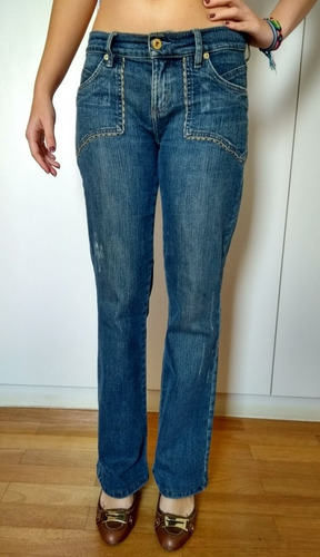 Calça Jeans Feminina Pouco Usada Ótimo Estado M. Officer 