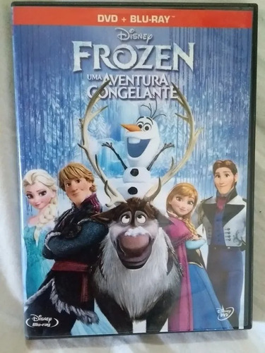 Frozen Uma Aventura Congelante Dvd + Bluray Lacrado Raro