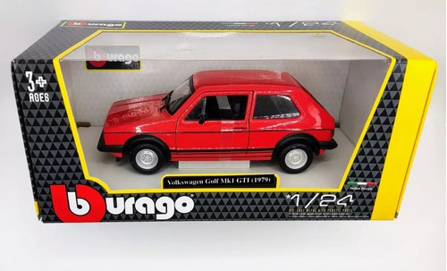  Bburago Volkswagen Vw Golf Mk1 Gti Escala 1/24 Sellado