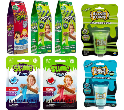 Super Combo De Slime Varios Modelos 4 Modelos Sortidos 4em1