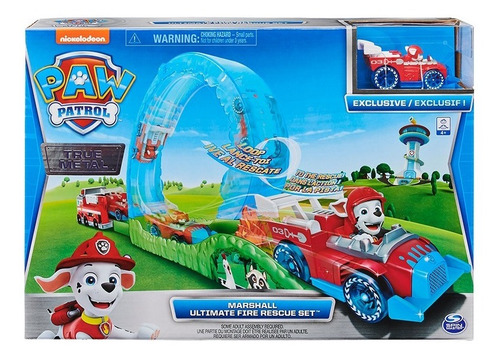 Paw Patrol Playset Rescate C/2 Vehiculos Int 16798 Original