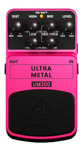 Pedal P/guitarra Um300 Ultra Metal - Behringer +nf+garantia