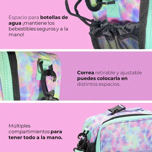 Lonchera Termica Niño Niña Buffer Bolso Almuerzo Colacion Color Tie-dye