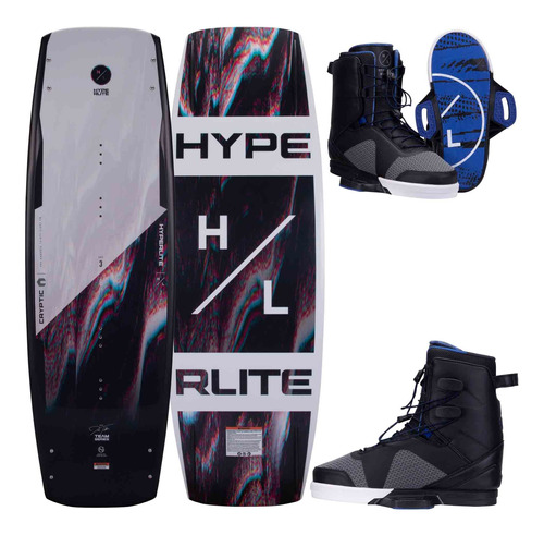 Tabla De Wakeboard Hyperlite Cryptic Con Botas Team X