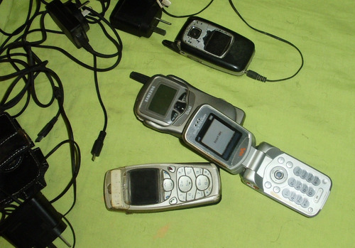 Imagen 5 de 6 de Lote Celulares Viejos Y Cargadores Revisar Repuesto