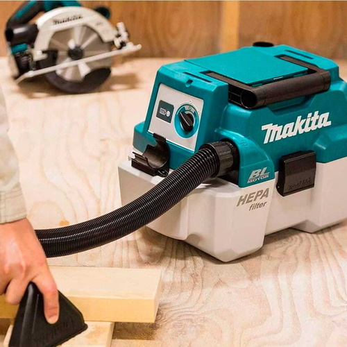 Aspirador Bateria 18v Dvc750lz + Bat + Carreg Bivolt Makita